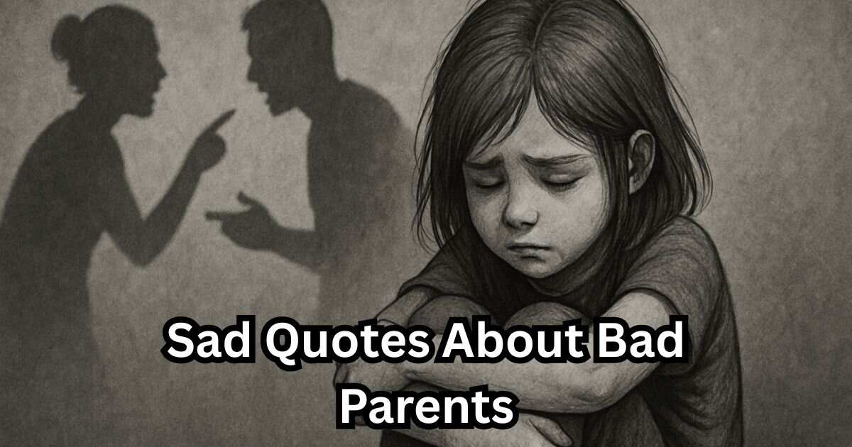 Sad Quotes About Bad Parents