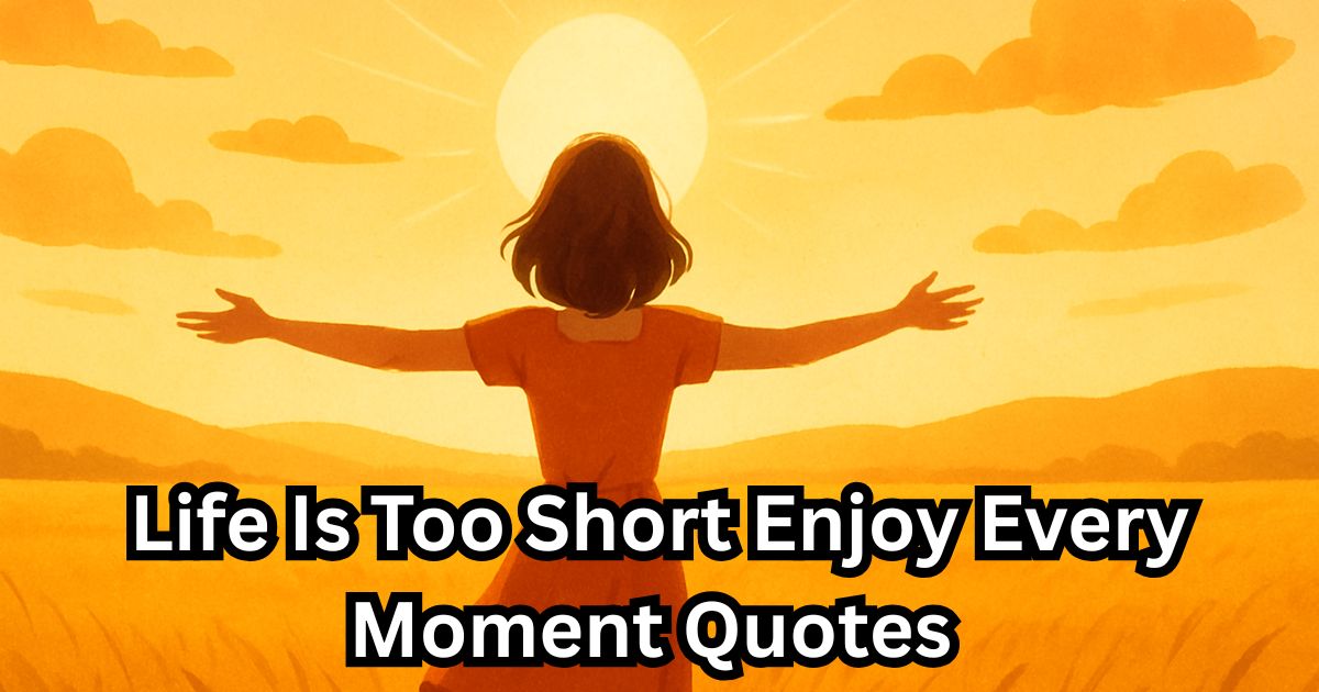 210 Life Is Too Short Enjoy Every Moment Quotes to Embrace Every Moment