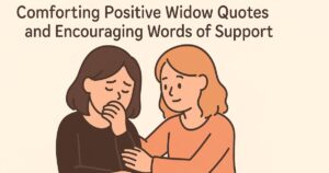 Best 30+ Comforting Positive Widow Quotes and Encouraging Words of Support