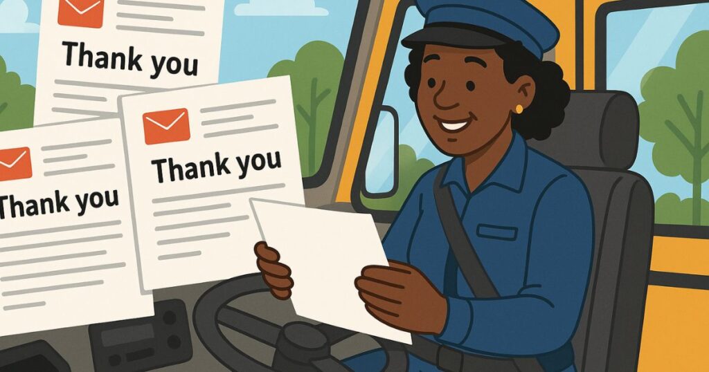 Thank You Bus Driver Quotes Emails for Bus Driver