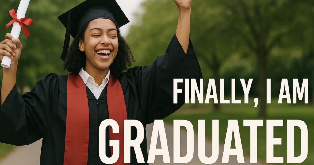 Finally I am Graduated Quotes