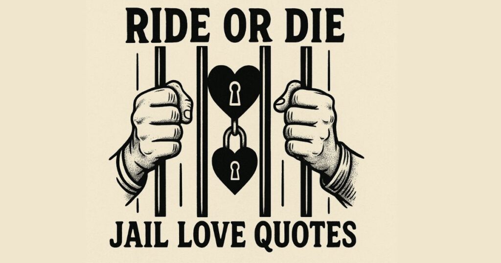 Ride Or Die Jail Love Quotes