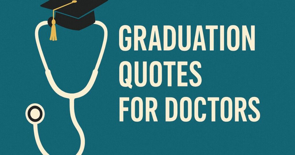 Short Graduation Quotes for Doctors