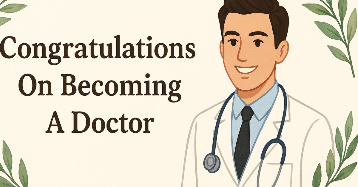 Top 99+ Congratulations On Becoming A Doctor Quotes - Graduation Quotes for Doctors Inspiring Messages